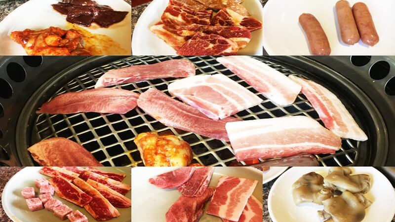韓日館 ランチ食べ放題の肉